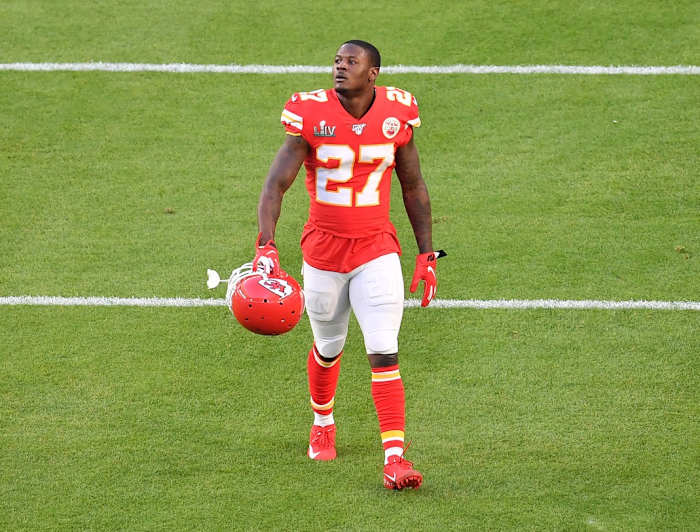 Feb 2, 2020; Miami Gardens, Florida, USA; Kansas City Chiefs defensive back Rashad Fenton before Super Bowl LIV against the San Francisco 49ers at Hard Rock Stadium. Mandatory Credit: Steve Mitchell-USA TODAY Sports